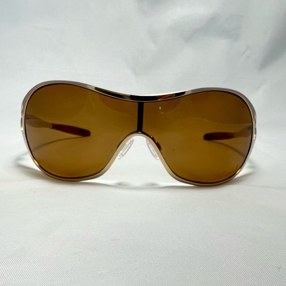 Oakley Deception Polarized Gold Metal Sunglasses with Case- Frames Only - Picture 6 of 14
